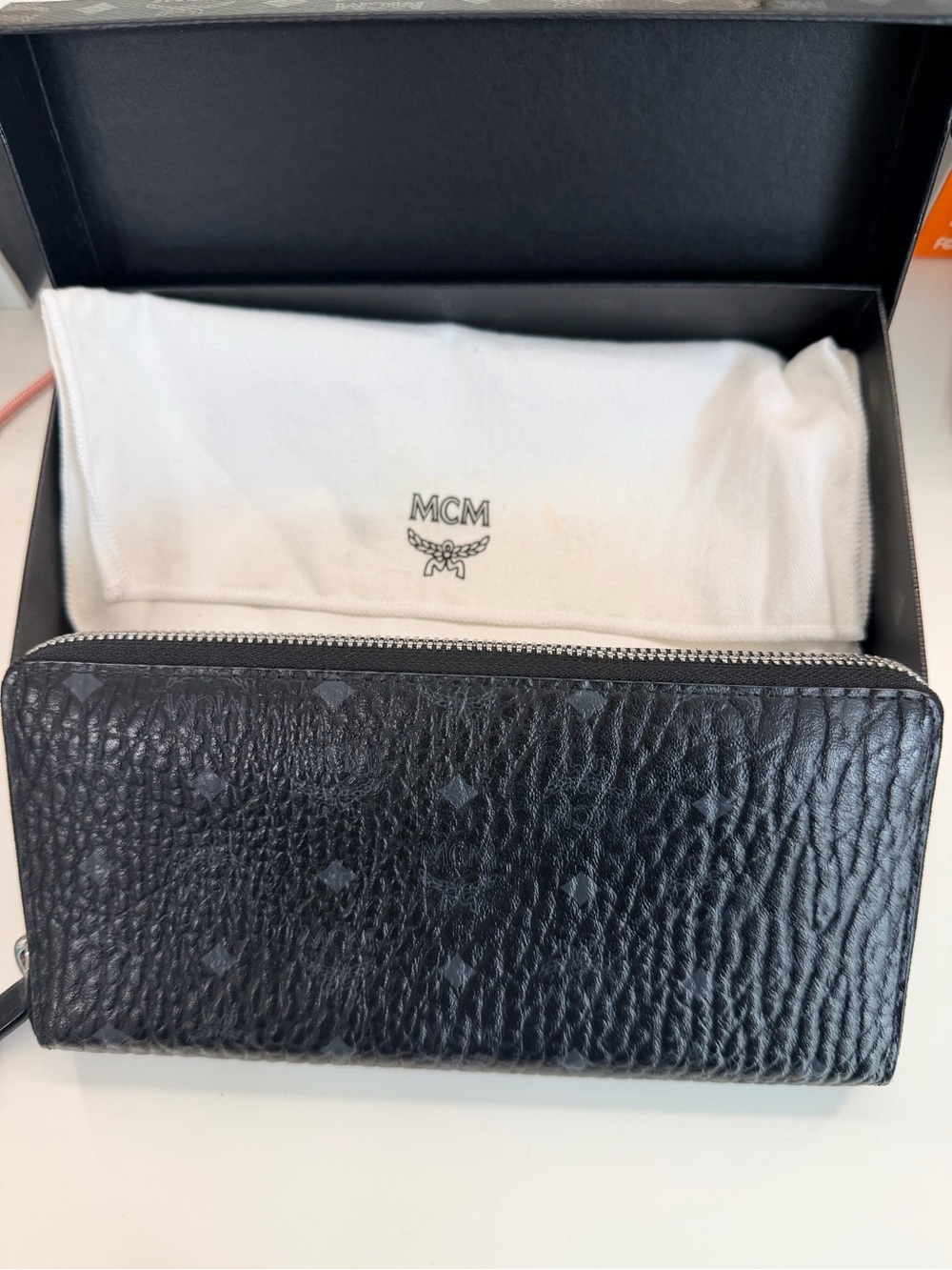 Black MCM wallet